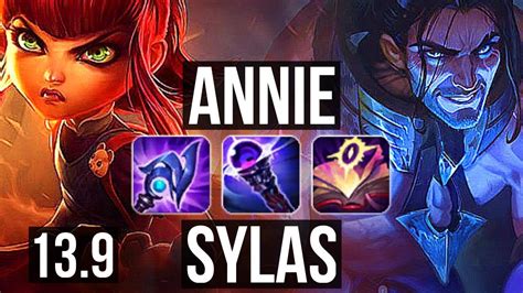 Annie Vs Sylas Mid 67 Winrate Legendary 937 Kr Challenger