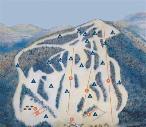 Bousquet Ski Area Trail Map | SkiCentral.com