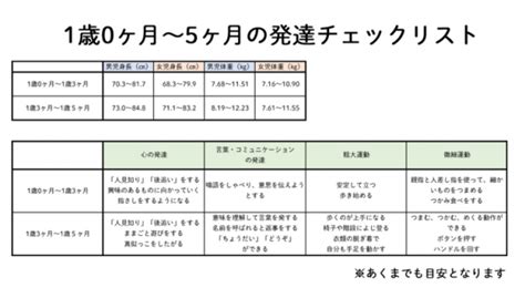 1歳児の心身や言葉の発達目安は？月齢別チェックリストも／小児科医監修2023年7月21日｜ウーマンエキサイト15