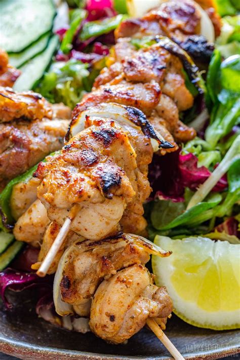 Grilled Chicken Kabobs Recipe Happy Foods Tube