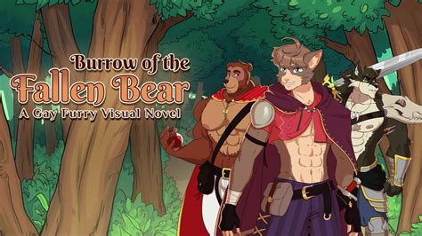 Burrow Of The Fallen Bear A Gay Furry Visual Novel Cover Or Packaging Material MobyGames