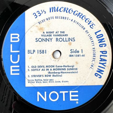 N Us Blue Note Sonny Rollins A Night At The Village