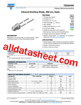 SUS4300 ASZ Datasheet PDF Vishay Siliconix