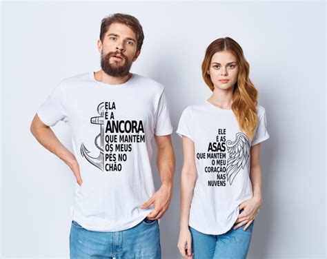 Kit Camiseta Casal Dia Dos Namorados Elo Produtos Especiais