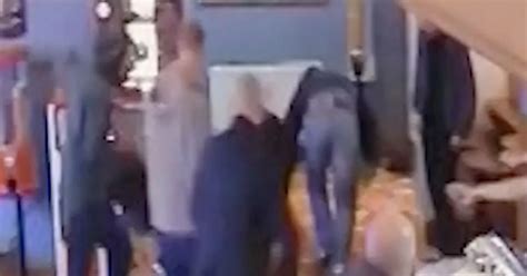 Non League Football Hooligans Caught In Violent Pub Brawl With One Man