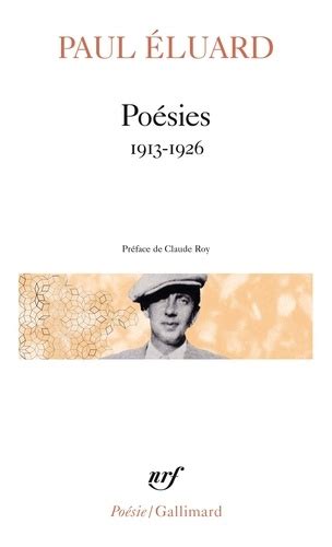 Poésies 1913 1926 de Paul Eluard Poche Livre Decitre