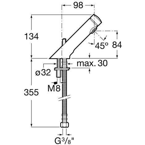 Grifo Temporizado Para Lavabo De Repisa Avant Roca