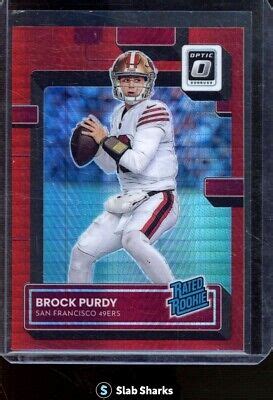 Panini Donruss Optic Brock Purdy Rated Rookie Red Ebay