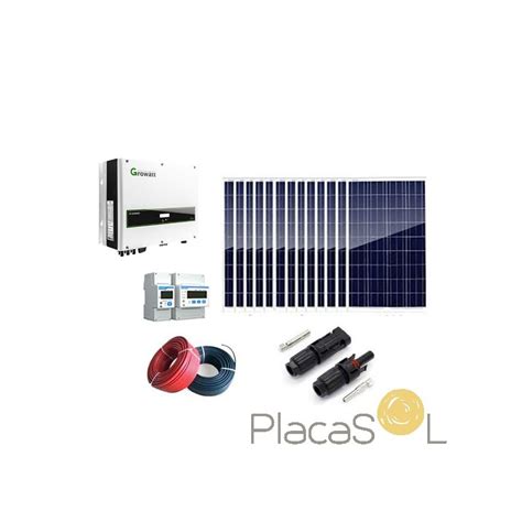 Kit Solar Conexi N Red W Growatt Trif Sico