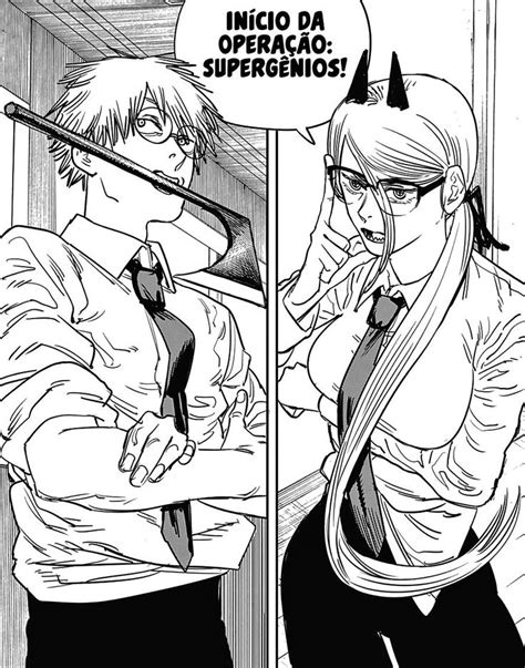 Chainsaw Man Power E Denji Power Manga Otaku Art Man Wallpaper
