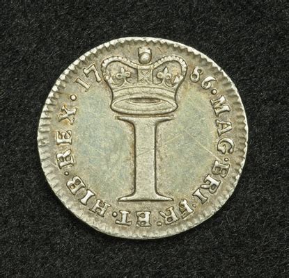 British coins Silver Penny Coin of King George III, 1786.|World ...