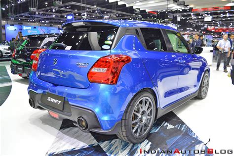 Speedy Blue Metallic Custom Suzuki Swift At 2018 Thai Motor Expo Live