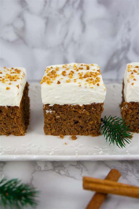 Keto Gingerbread Cake With Mascarpone Cheese Frosting