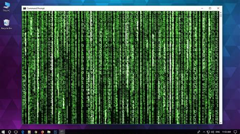 How To Make Matrix Effect On Windows Command Prompt Youtube