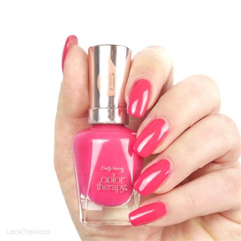 Sally Hansen • Pampered In Pink • Color Therapy • Spring Is In The Air Collection Lacktraviata