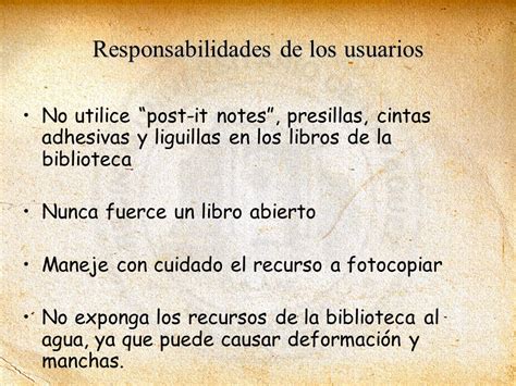 Manejo Y Cuidado De Los Recursos En La Biblioteca Sra Lesliam