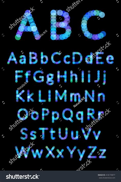 Vektor Stok English Alphabet Vector Illustration Tanpa Royalti