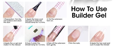 Amazon Gellen Builder Gel Kit Nail Extension Kit Nude Baby Pink Naked Purple Rose Brown