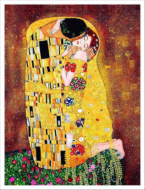 Lienzo Tela El Beso Gustav Klimt 64x84 Cm 79800 En Mercado Libre