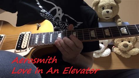 Aerosmith Joe Perry Love In An Elevator Guitar Cover Youtube