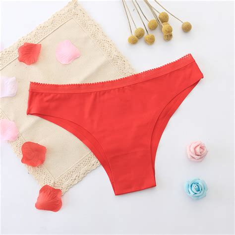 欧美新款性感比基尼内裤 外贸一片式冰丝无痕 bikini 三角裤 2054 阿里巴巴