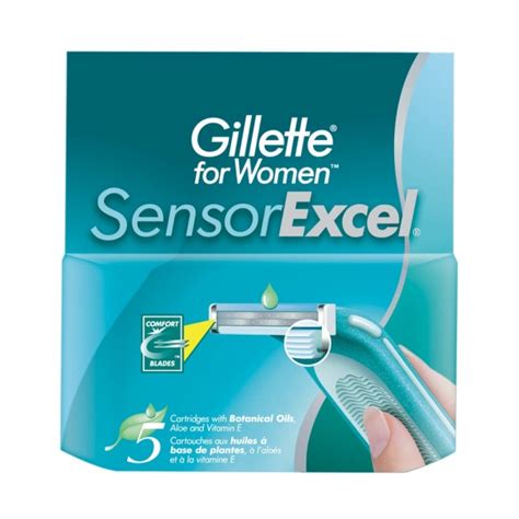 Сменные кассеты для бритья Gillette Venus Sensor Excel, 5 шт купить в ...