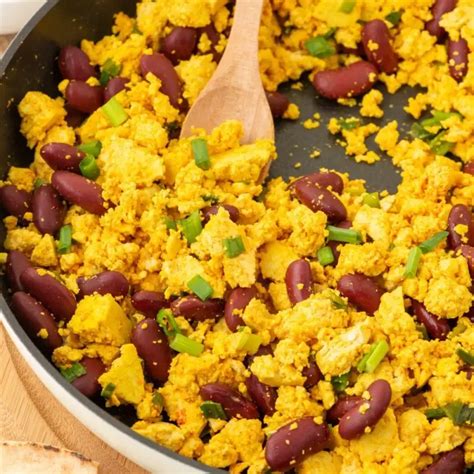 Easy Bean Vegan Tofu Scramble Wellnessdove