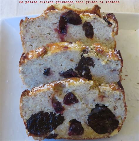 Cake Aux Bananes Noix De Coco Cranberries Et Pruneaux Sans Gluten Ni