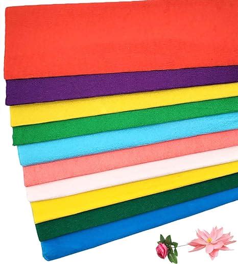 Gwolf Rollen Krepppapier Bastelkrepp Bunt X Cm Kreppband Bunt