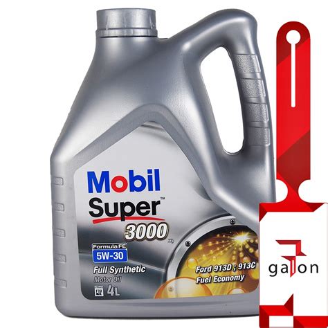 MOBIL Super 3000 Formula FE 5W30 4L - syntetyczny olej silnikowy ...