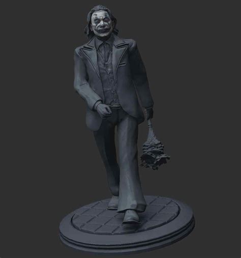 Joker Clown With Roses Statue Stl Files For D Print D Kiee Shop