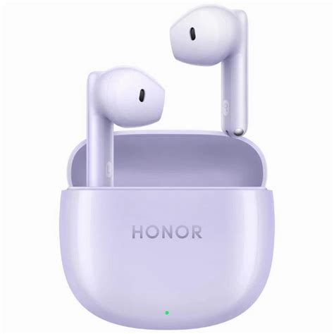 Купить беспроводные наушники Honor Earbuds X6 (фиолетовый) в Москве, цена
