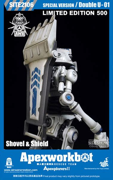 Apexplorers Apexworkbot Double U 01 Color Version Sixth Scale Figure By Hot Toys Sideshow