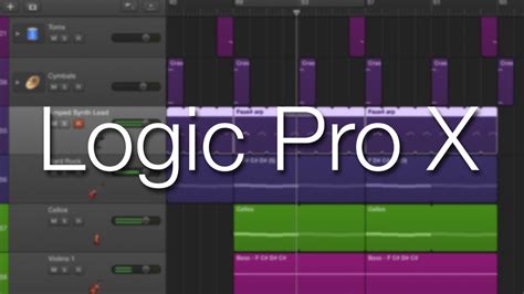 A Demo Of Logic Pro X Youtube