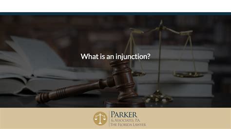 What Is An Injunction Youtube