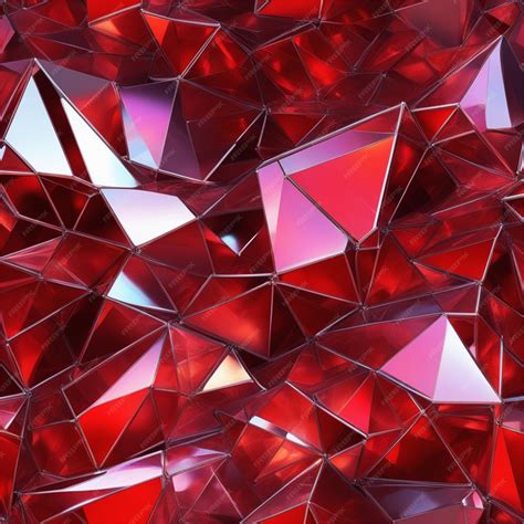 Premium Ai Image Beautiful Red Glassy Abstract Background