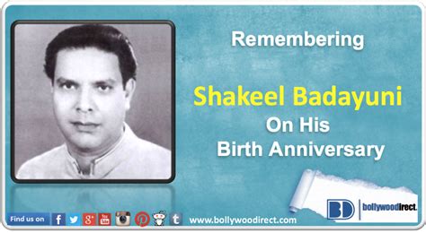 Remembering Shakeel Badayuni On His 101st Birth Anniversary.