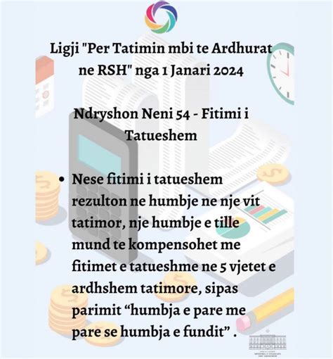 Ndryshimet Ne Ligjin Per Tatimin Mbi Te Ardhurat Nga Janari