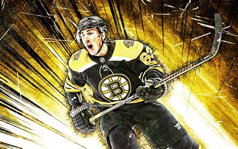 Download wallpapers 4k, Brad Marchand, grunge art, NHL, Boston Bruins ...