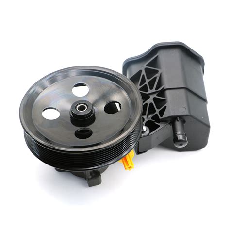 New Power Steering Pump W Reservoir Pulley For Dodge Ram