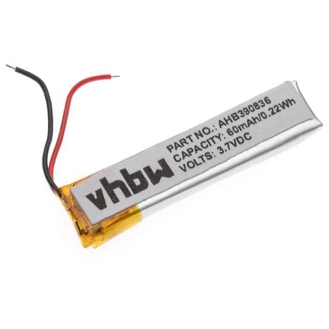 Vhbw Li Polymer Batterie Mah V Pour Casque Audio Couteurs