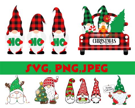 Santa Gnome Svg, Christmas Gnome Svg,christmas Gnome Santa Svg, Xmas ...