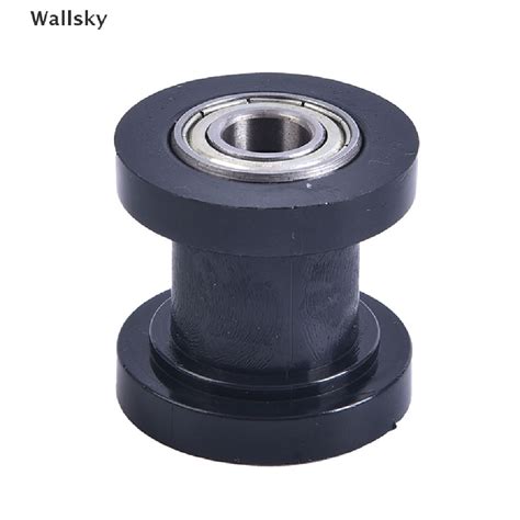 Wallsky 1pcs 8mm 10mm Chain Roller Slider Tensioner Wheel Guide Pit