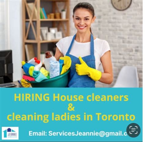 Hiring Immediately Residential Cleaners In Toronto Cleaning And Housekeeping City Of Toronto