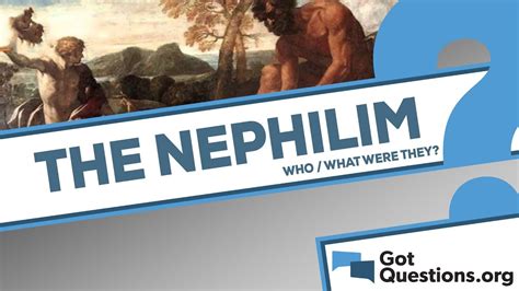 Who / what were the Nephilim? - YouTube