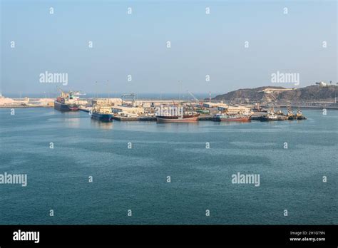 Salalah, Oman - November 19, 2019: Ships moored in Port of Salalah in ...