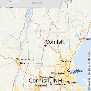 Cornish New Hampshire Map Callie Veronike