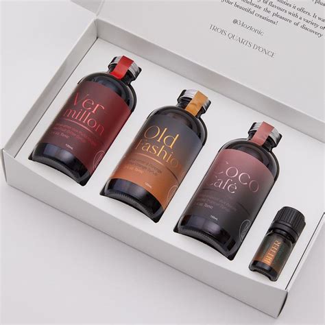 Kit Sirops Cocktail Pour Spiritueux Ambr S Bouteilles Bref In