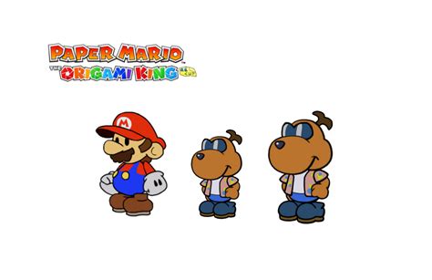 Paper Mario The Origami King Recut Rowf And Rhuff By Colorfuldj On