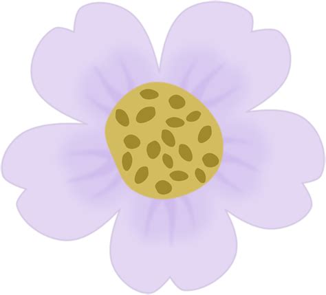 Light Purple Flowers Clip Art